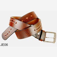 Manufacturers Exporters and Wholesale Suppliers of Mens Leather Belt (JE 06) Kanpur Uttar Pradesh